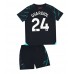 Billige Manchester City Josko Gvardiol #24 Børnetøj Tredjetrøje til baby 2023-24 Kortærmet (+ korte bukser)